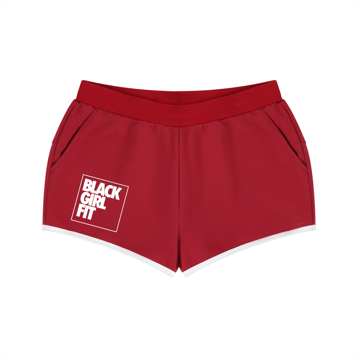 Women's Retro Contrast Binding Shorts
