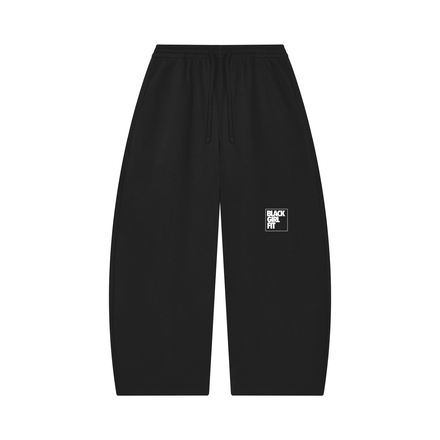 Unisex Waffle Barrel Leg Pants