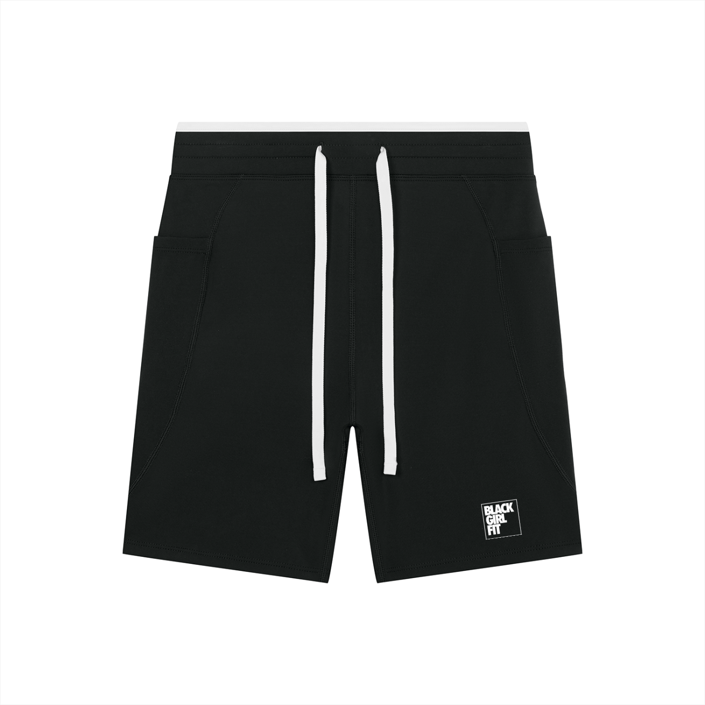 Women's High Rise Color Block Yoga Shorts