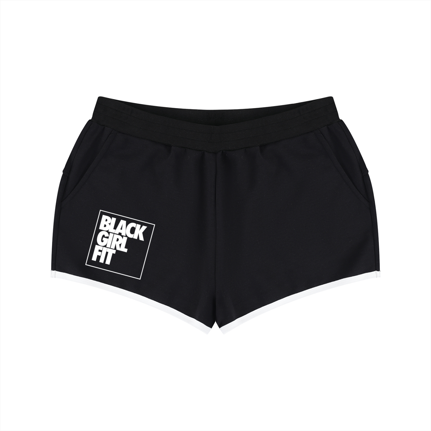 Women's Retro Contrast Binding Shorts