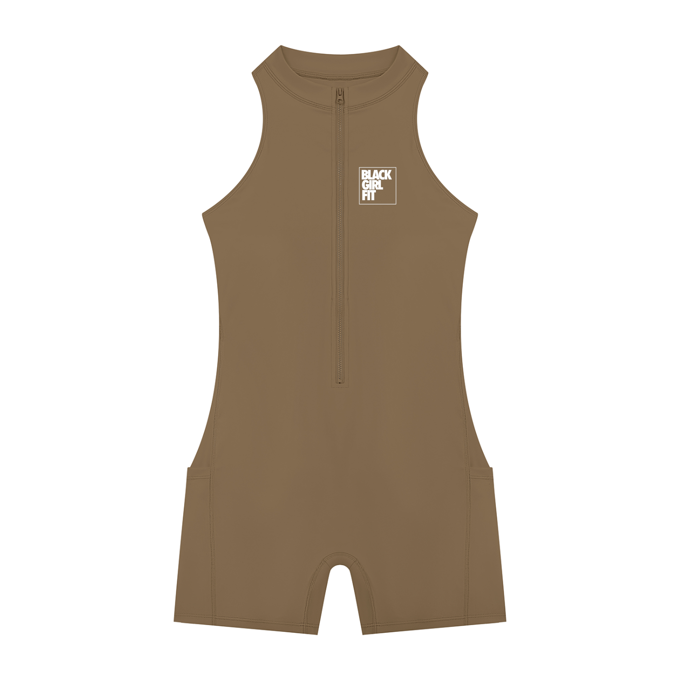 Women’s Quarter-Zip Yoga Romper
