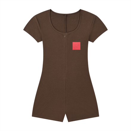 Women's Dual-Function Cape Tie-Waist Romper