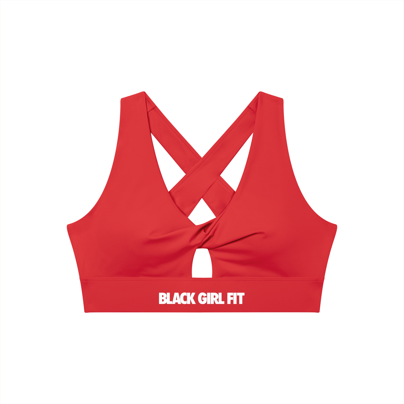 Women's Twist Front V-Neck Sports Bra